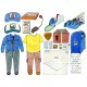 Postman & Delivery People Clothes for Community Helper Dolls